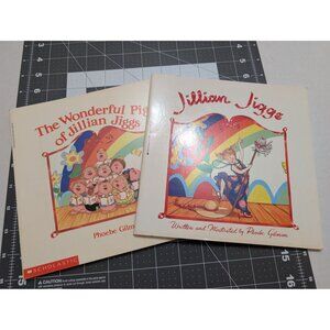 Jillian Jiggs Lot of 2 Books 1980s SC JJ The Wonderful Pig Phoebe Gilman